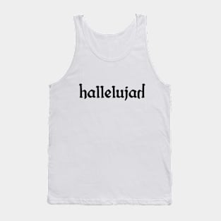 Hallelujah Design Tank Top